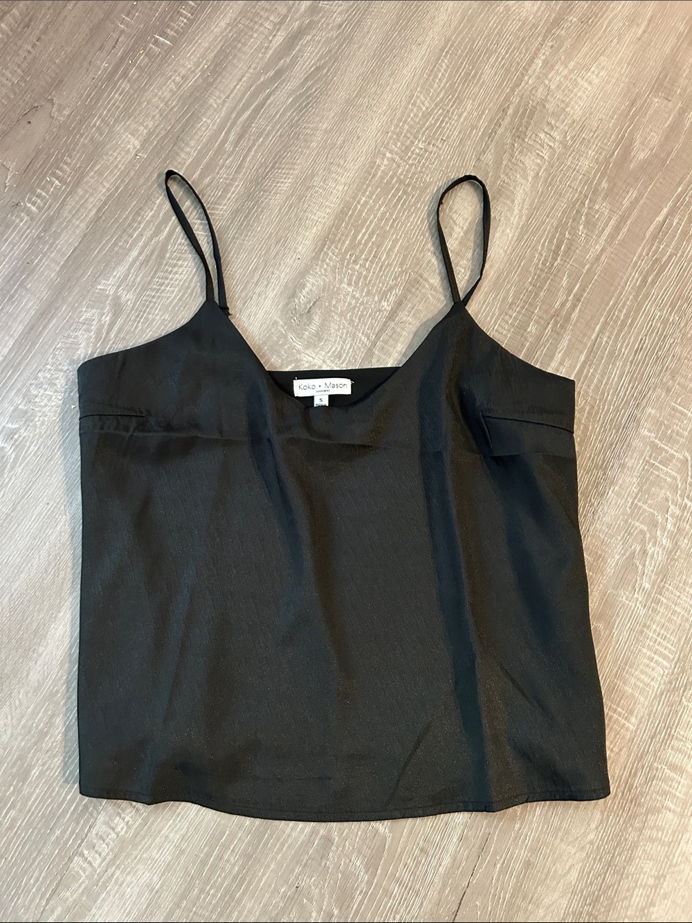 Black Strap Camisole